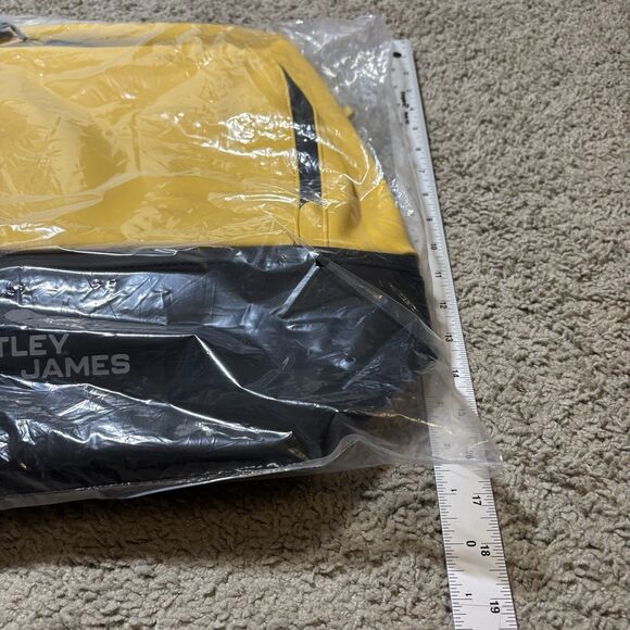 Atley James Backpack Yellow *NEW WITH TAGS* Designer In Original Bag Rare!! - Picture 4 of 7
